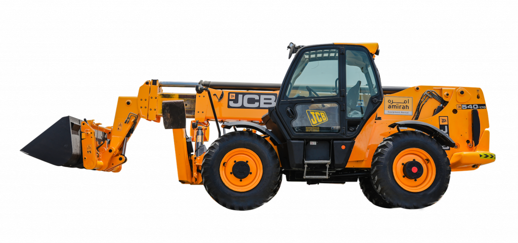Telescopic Boom Loader for rent in Abu Dhabi & UAE — Amirah Equipment Rental