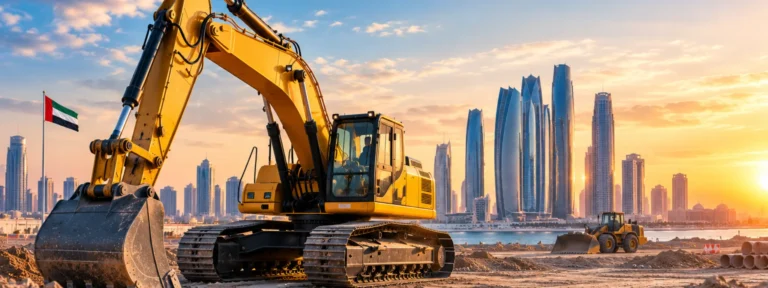 Excavator Rental in Abu Dhabi: Sizes, Attachments & Costs